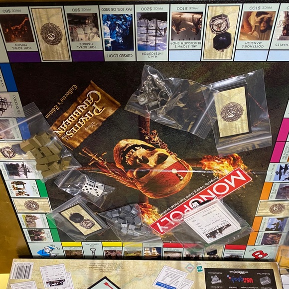 MONOPOLY DISNEY PIRATES OF THE CARIBBEAN COLLECTOR’S EDITION GAME COMPLETE - Picture 12 of 13